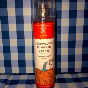 Marshmallow Pumpkin Latte bath and body works